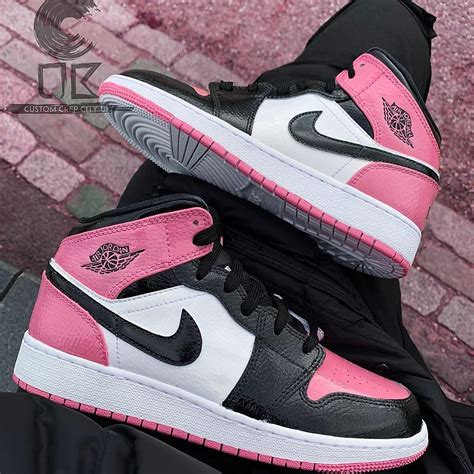 nike jordan schwarz pink